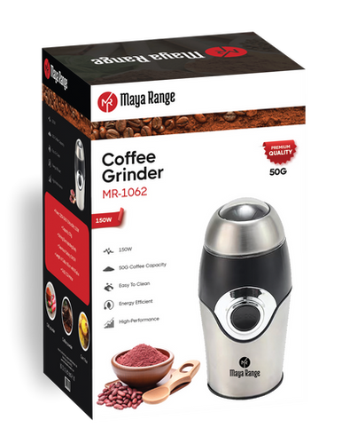 Maya Range -Coffee Grinder Electriplating Body 150w 50g –MR-1062