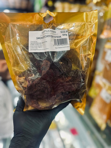 Shop9ja smoked catfish steak 500g