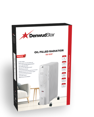 DenwudStar Oil filled Radiator (9 Fins) Digital – DE-1037