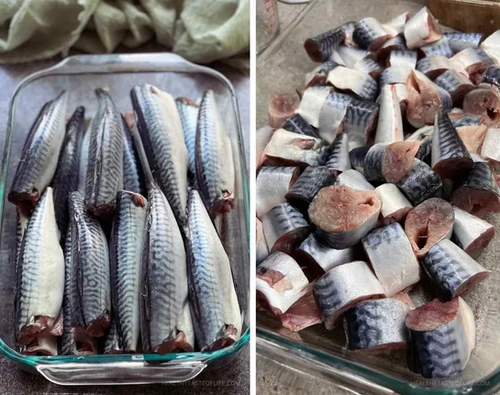 Frozen Cut Mackerel Fish sold per bag