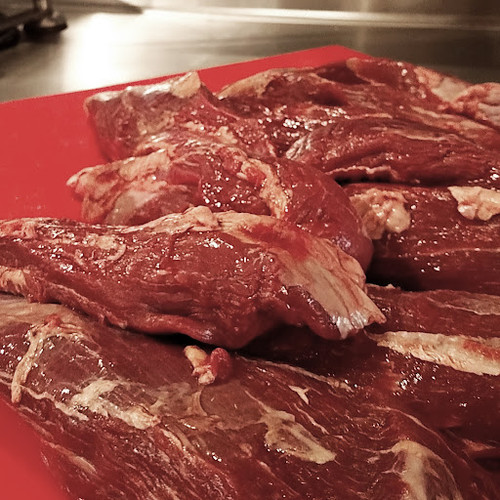 Fresh Cut shin beef 1kg packaging