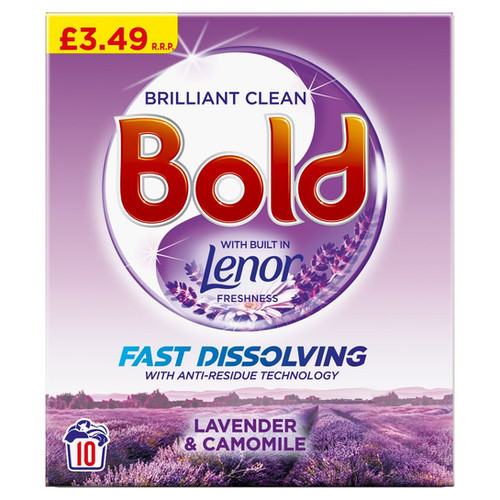 Bold Washing Powder 650g, 10 Washes 10Wash × 6 × 1