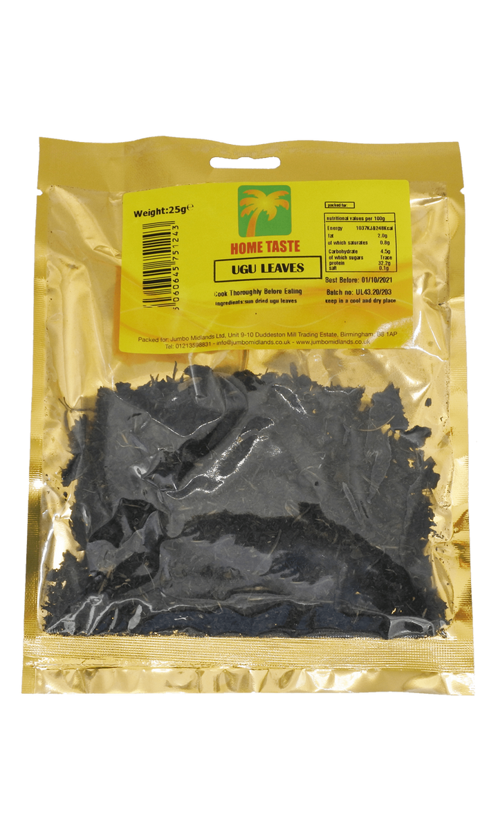 Home Taste  dried Ugu Leaves