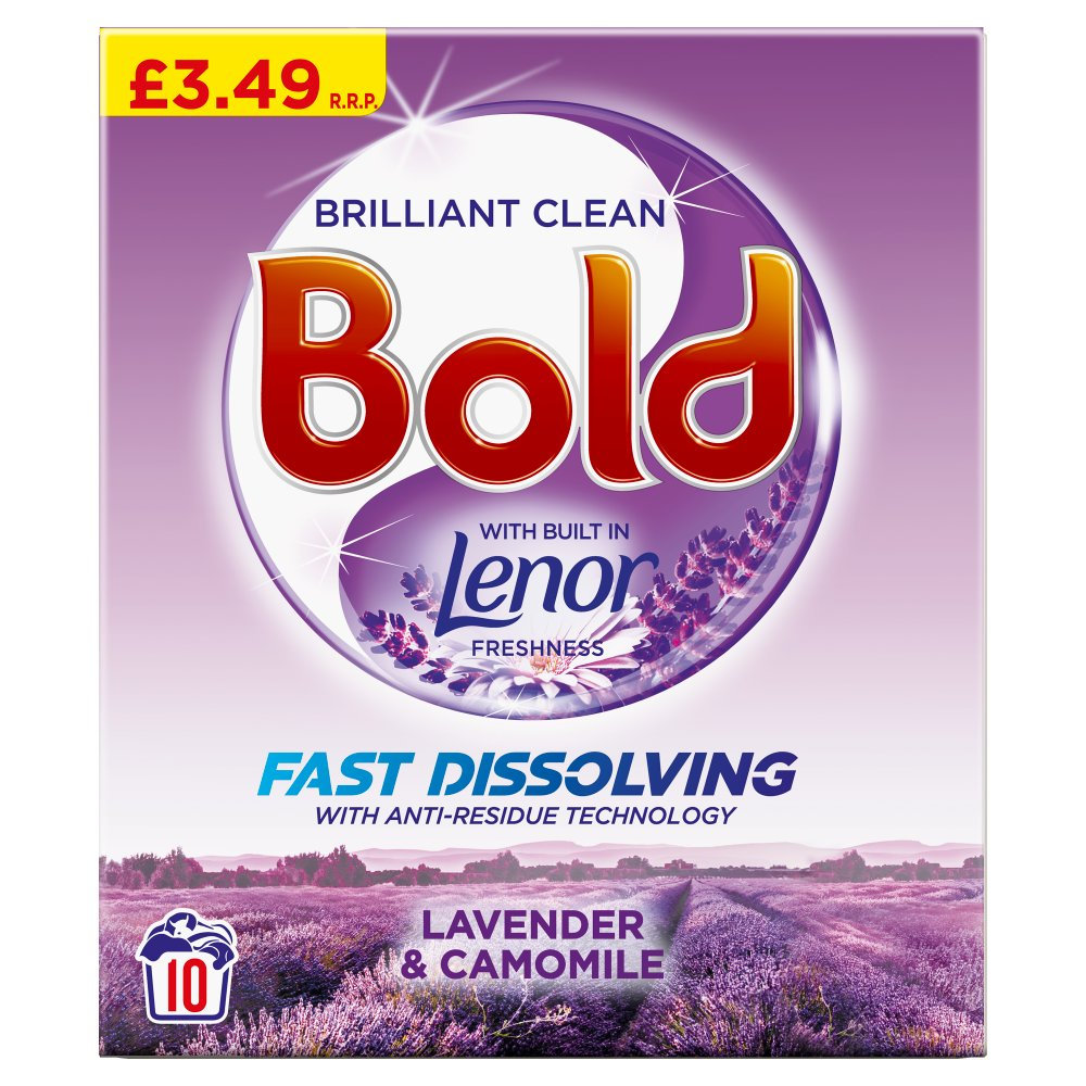Bold Washing Powder 650g, 10 Washes 10Wash × 6 × 1